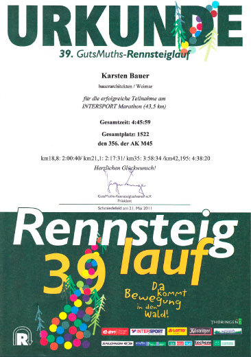 Rennsteiglauf 2011