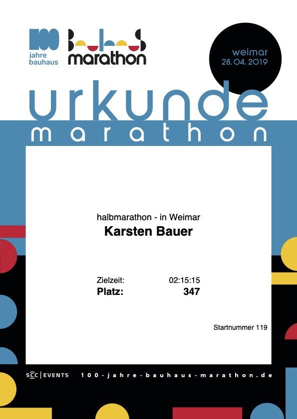 bauhaus marathon 2019